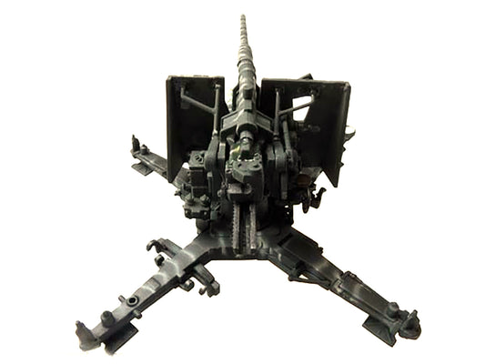 8.8cm Flak 18/36 Gun "33.FlaRgt. 1st Panzer Division Deutsches Afrika Korps Libya" (1941) German Army 1/72 Diecast Model by Panzerstahl