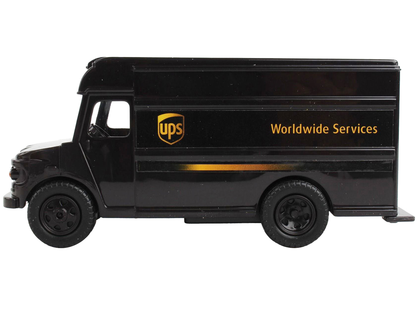 UPS Package Truck Brown "UPS Worldwide Services" Plastic Model by Daron