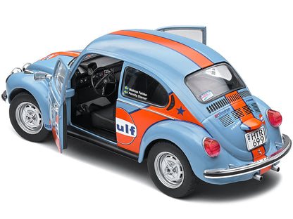 Volkswagen Beetle 1303 #7 Mathias Fahlke - Pernilla Sterner "Gulf Oil" Rally Cold Balls (2019) "Competition" Series 1/18 Diecast Model Car by Solido