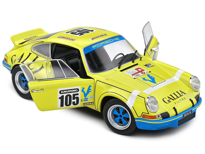 Porsche 911 RSR #105 Jean-Louis Lafosse - J. P.Angoulet "Tour de France Automobile" (1973) "Competition" Series 1/18 Diecast Model Car by Solido