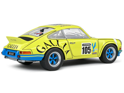 Porsche 911 RSR #105 Jean-Louis Lafosse - J. P.Angoulet "Tour de France Automobile" (1973) "Competition" Series 1/18 Diecast Model Car by Solido