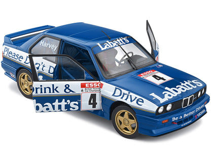 BMW E30 M3 #4 Tim Harvey "Labbatt's" BTCC British Touring Car Championship (1991) "Competition" Series 1/18 Diecast Model Car by Solido