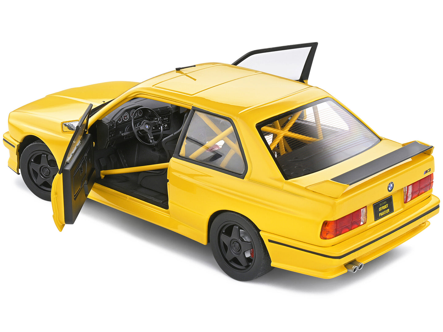 1990 BMW M3 E30 Dakar Yellow "Street Fighter" 1/18 Diecast Model Car by Solido