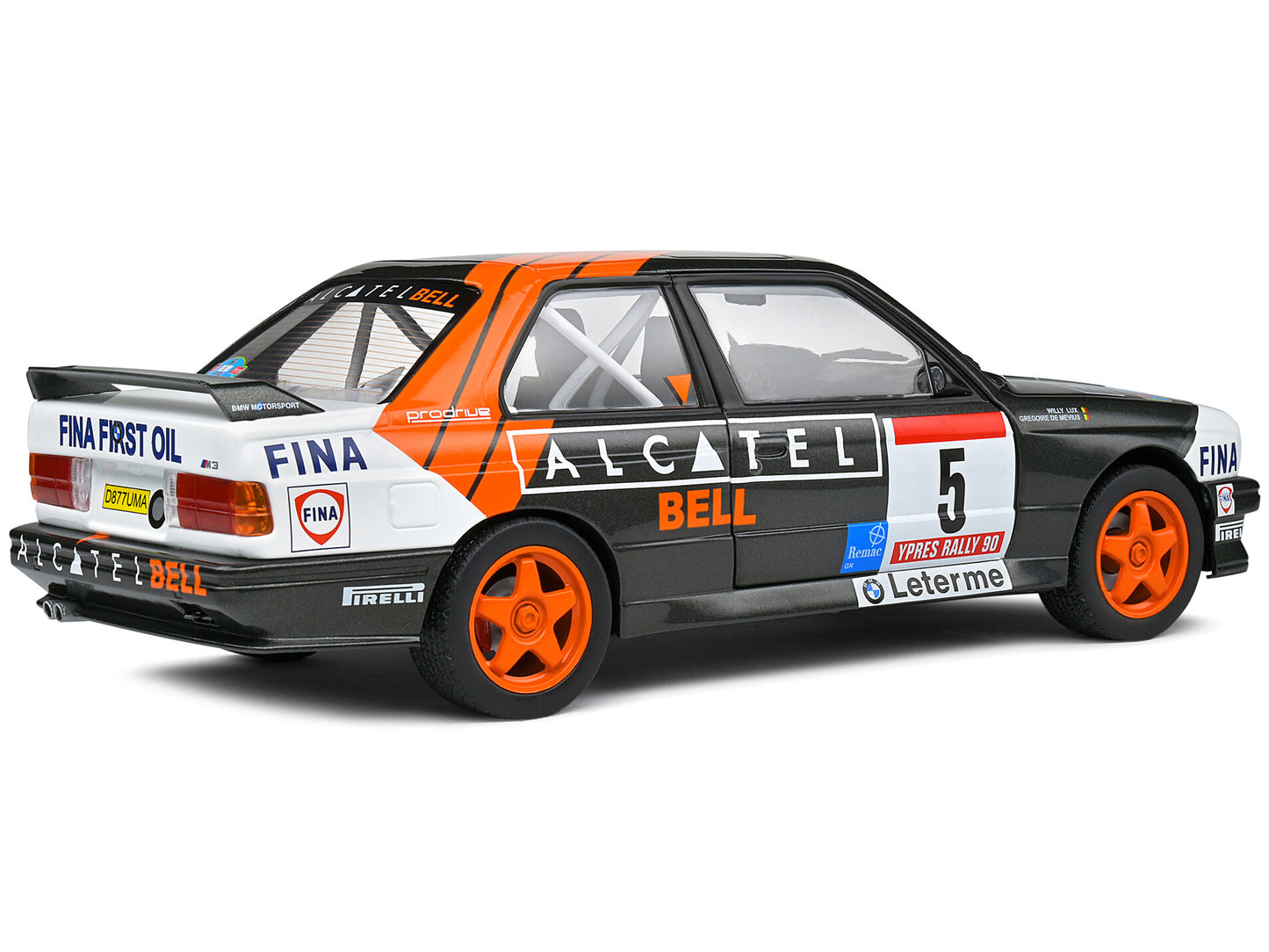 BMW E30 M3 Gr.A #5 Gregoire de Mevius - Willy Lux 3rd Place "Ypres 24 Hours Rally" (1990) "Competition" Series 1/18 Diecast Model Car by Solido