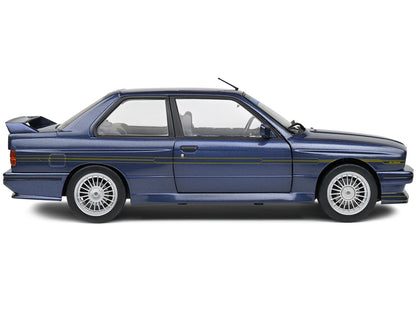 1990 BMW E30 M3 Alpina B6 3.5S Mauritus Blue Metallic 1/18 Diecast Model Car by Solido