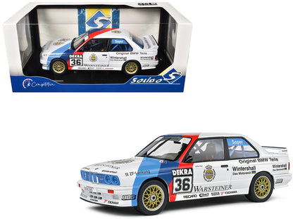 BMW E30 M3 #36 Steve Soper "DTM (Deutsche Tourenwagen Meisterschaft)" (1989) "Competition" Series 1/18 Diecast Model Car by Solido