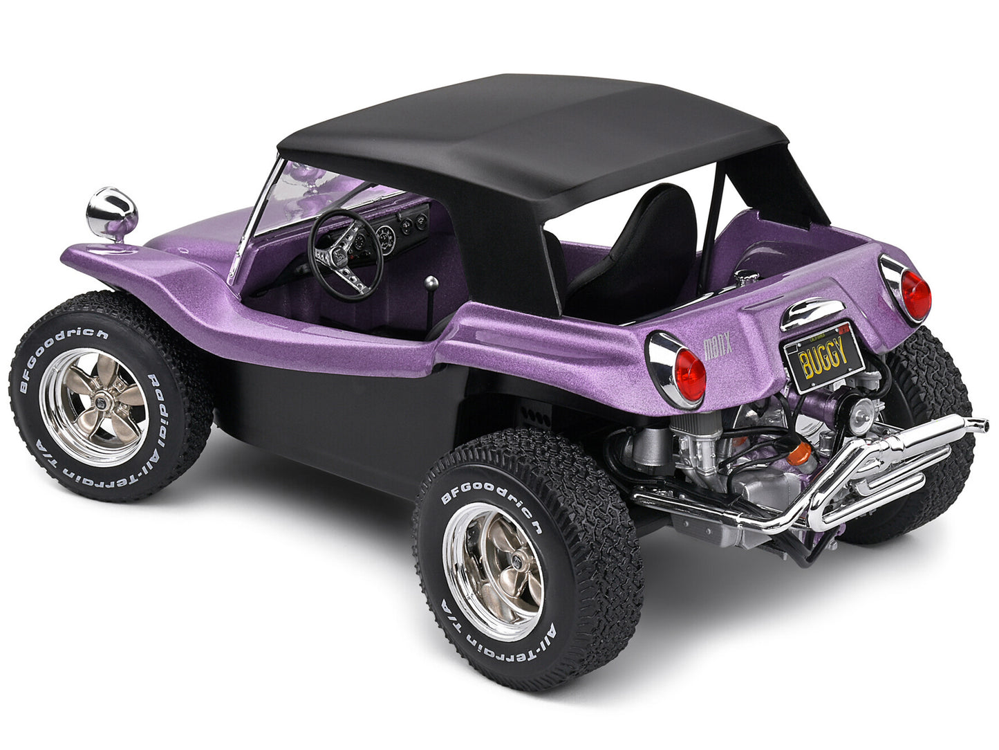 1968 Meyers Manx Buggy Purple Metallic with Black Soft Top 1/18 Diecast Model Car by Solido