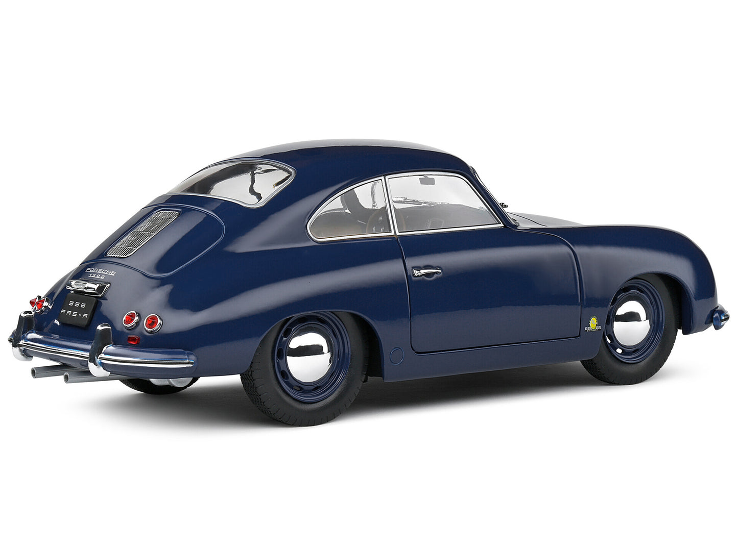 1953 Porsche 356 Pre-A Petrol Blue 1/18 Diecast Model Car by Solido