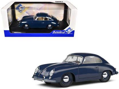 1953 Porsche 356 Pre-A Petrol Blue 1/18 Diecast Model Car by Solido