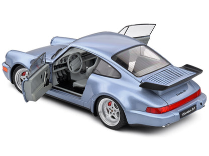 1990 Porsche 911 (964) Turbo Horizon Blue Metallic 1/18 Diecast Model Car by Solido