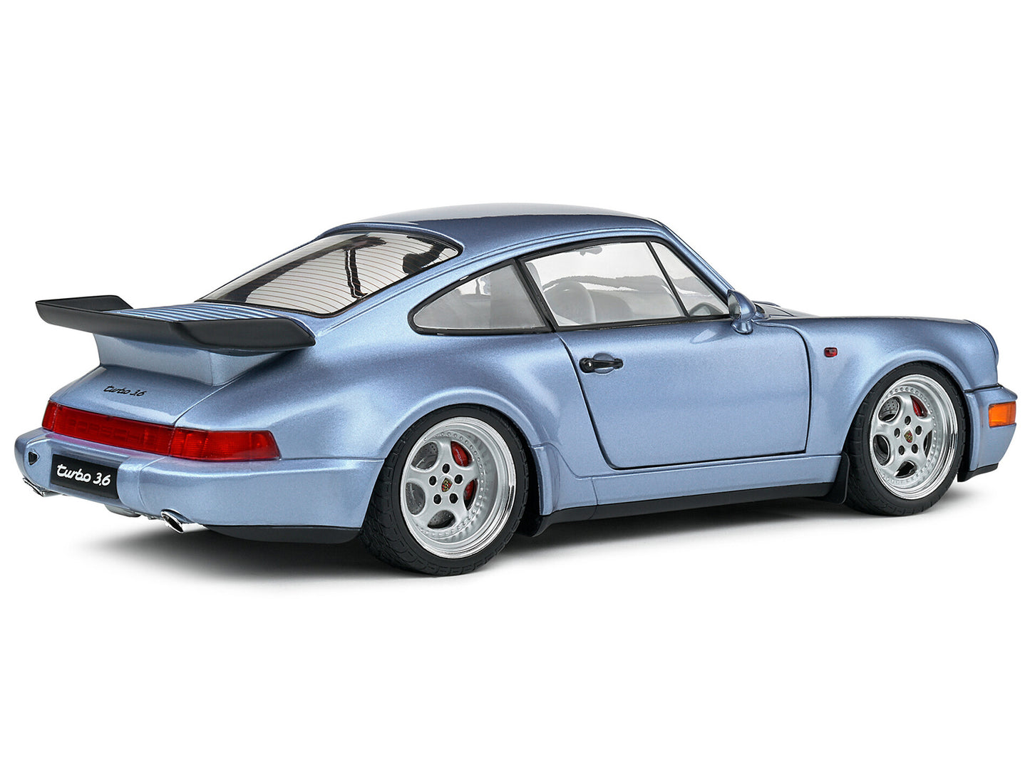 1990 Porsche 911 (964) Turbo Horizon Blue Metallic 1/18 Diecast Model Car by Solido