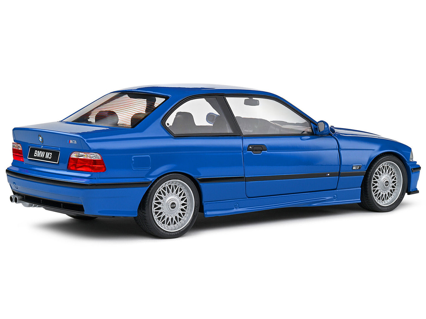 1996 BMW E36 M3 Coupe Santorin Blue 1/18 Diecast Model Car by Solido