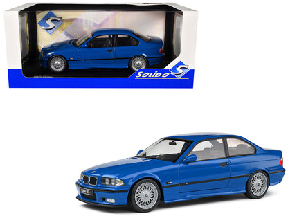 1996 BMW E36 M3 Coupe Santorin Blue 1/18 Diecast Model Car by Solido