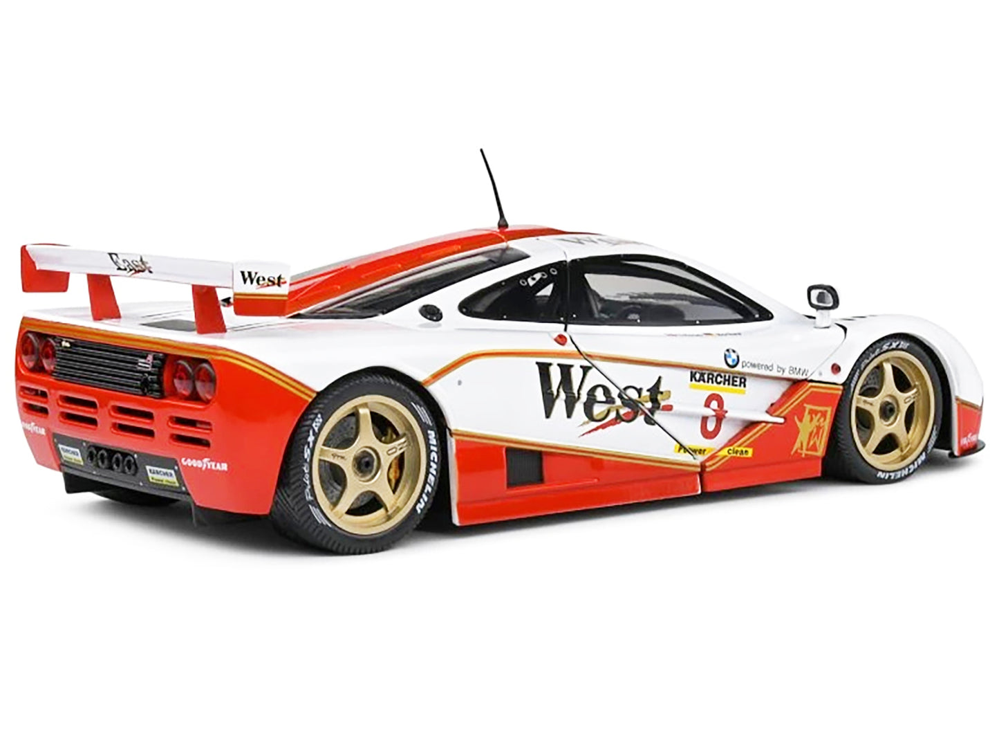 McLaren F1 GTR Short Tail #8 John Nielsen - Thomas Bscher "BPR Global GT Series" (1995) "Competition" Series 1/18 Diecast Model Car by Solido