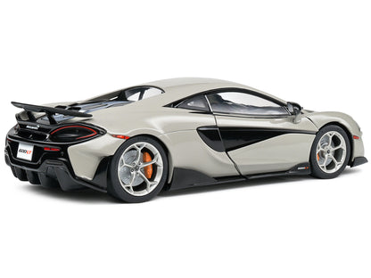 2018 McLaren 600 LT Coupe Blade Silver 1/18 Diecast Model Car by Solido