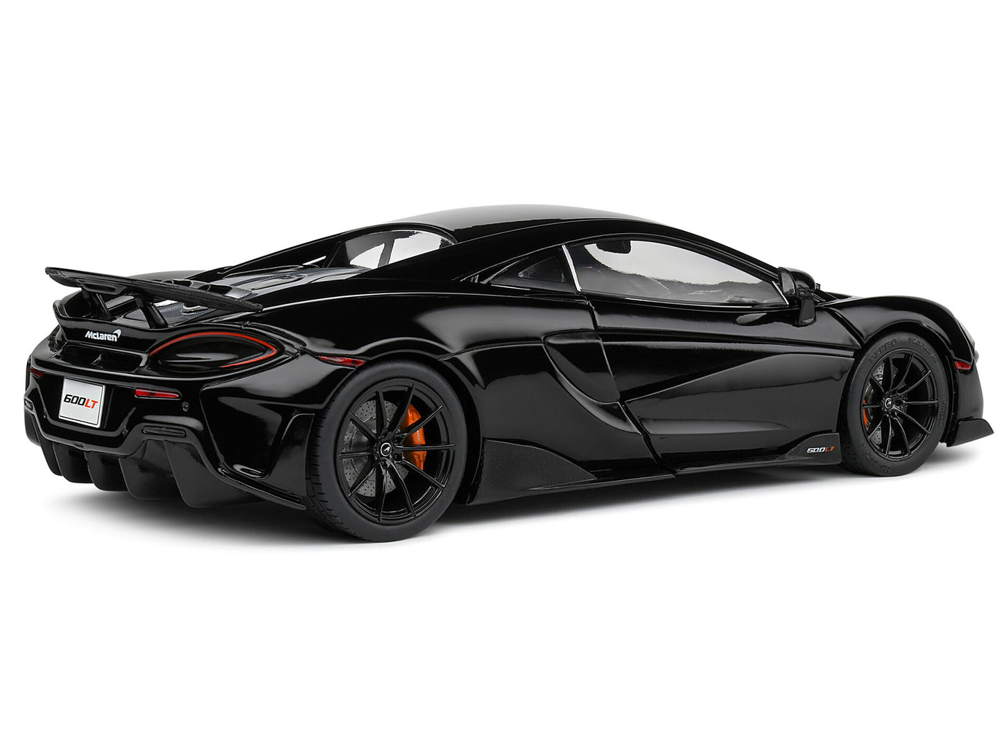 2018 McLaren 600LT Black 1/18 Diecast Model Car by Solido