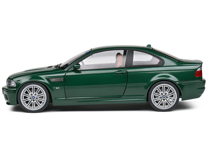 2000 BMW E46 M3 Coupe Oxford Green Metallic 1/18 Diecast Model Car by Solido