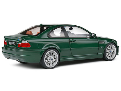 2000 BMW E46 M3 Coupe Oxford Green Metallic 1/18 Diecast Model Car by Solido