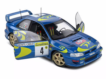 Subaru Impreza WRC #4 Piero Liatti - Fabrizia Pons Winner "Rallye Monte-Carlo" (1997) "Competition" Series 1/18 Diecast Model Car by Solido