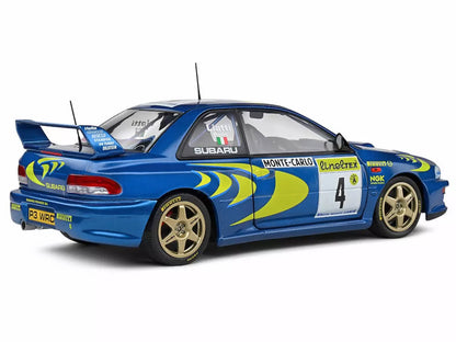 Subaru Impreza WRC #4 Piero Liatti - Fabrizia Pons Winner "Rallye Monte-Carlo" (1997) "Competition" Series 1/18 Diecast Model Car by Solido