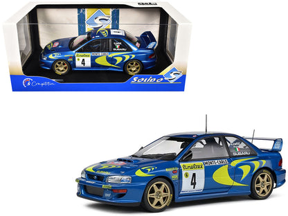 Subaru Impreza WRC #4 Piero Liatti - Fabrizia Pons Winner "Rallye Monte-Carlo" (1997) "Competition" Series 1/18 Diecast Model Car by Solido