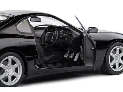 1993 Toyota Supra MK4 (A80) RHD (Right Hand Drive) Astral Black 1/18 Diecast Model Car by Solido