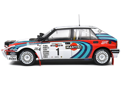 Lancia Delta HF Integrale #1 Jorge Recalde - Martin Christie 3rd Place "Safari Rallye Kenya" (1991) "Competition" Series 1/18 Diecast Model Car by Solido