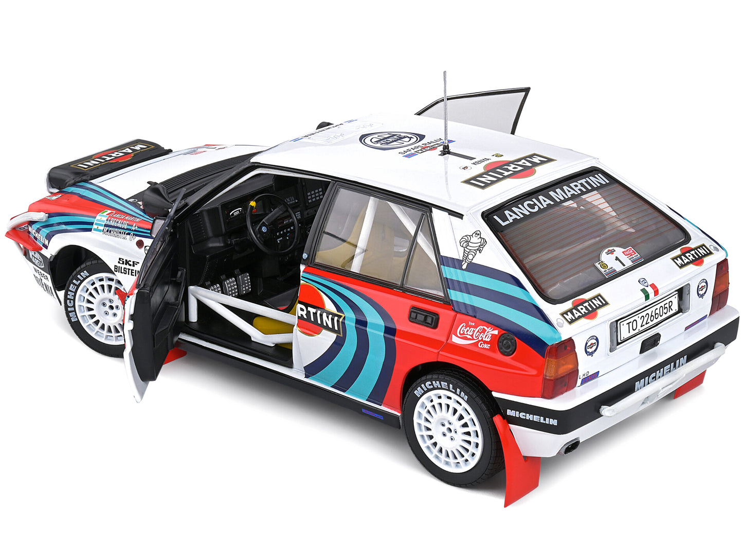 Lancia Delta HF Integrale #1 Jorge Recalde - Martin Christie 3rd Place "Safari Rallye Kenya" (1991) "Competition" Series 1/18 Diecast Model Car by Solido