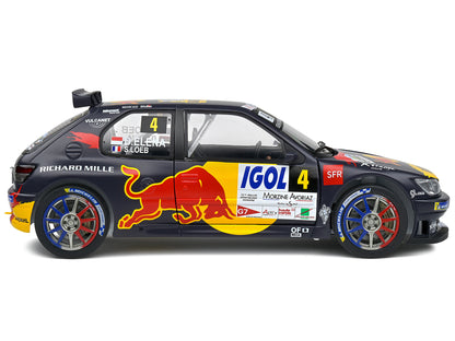 Peugeot 306 Maxi #4 Sebastien Loeb - Daniel Elena "Red Bull" "Rally Mont-Blanc" (2021) "Competition" Series 1/18 Diecast Model Car by Solido