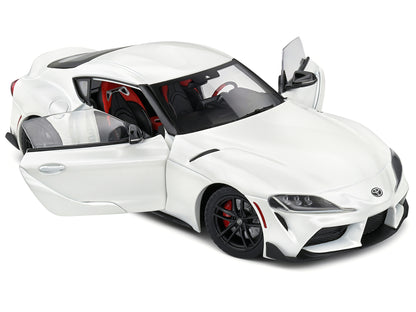 2023 Toyota GR Supra White Pearl Metallic 1/18 Diecast Model Car by Solido