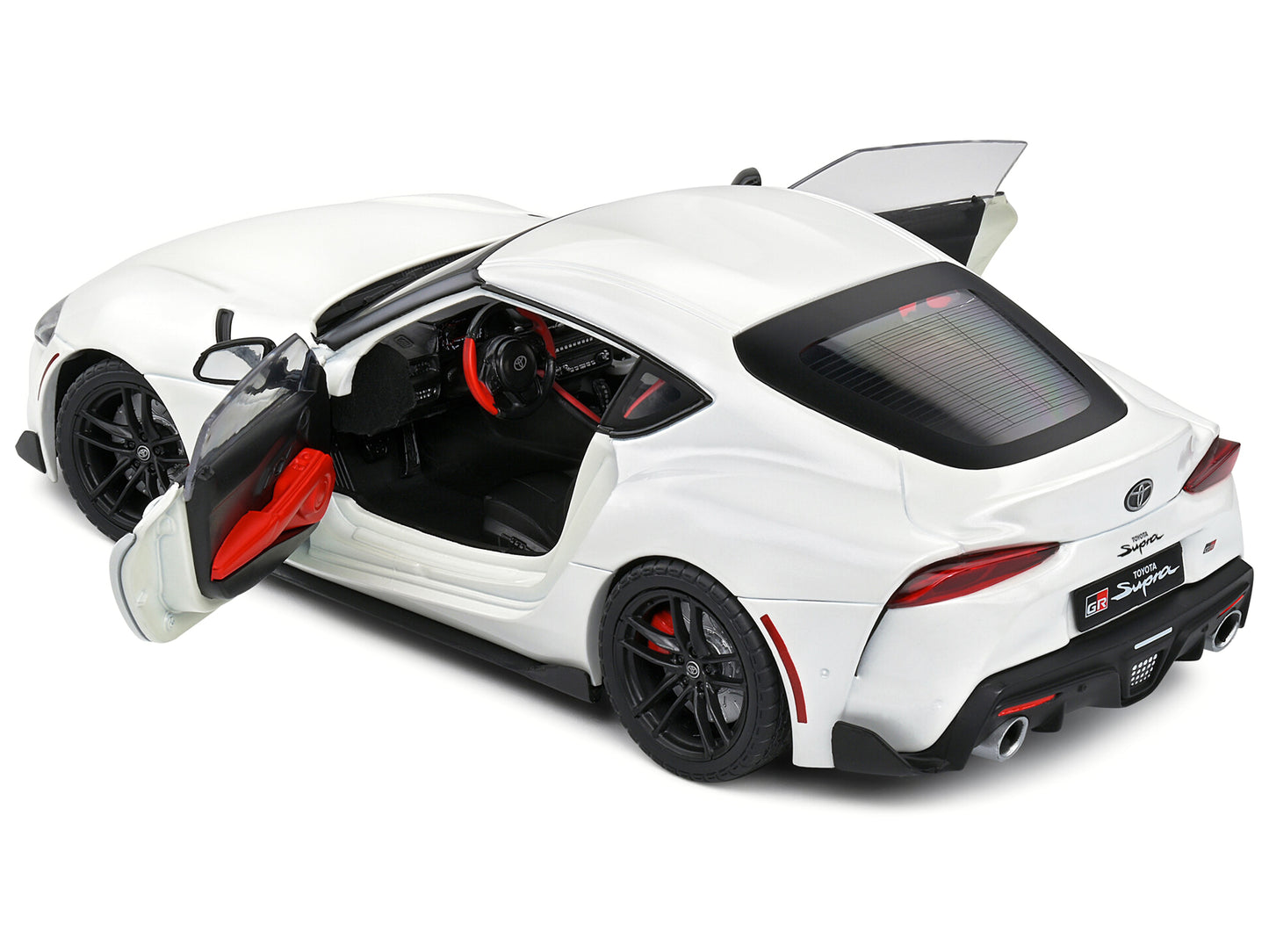 2023 Toyota GR Supra White Pearl Metallic 1/18 Diecast Model Car by Solido