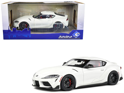 2023 Toyota GR Supra White Pearl Metallic 1/18 Diecast Model Car by Solido