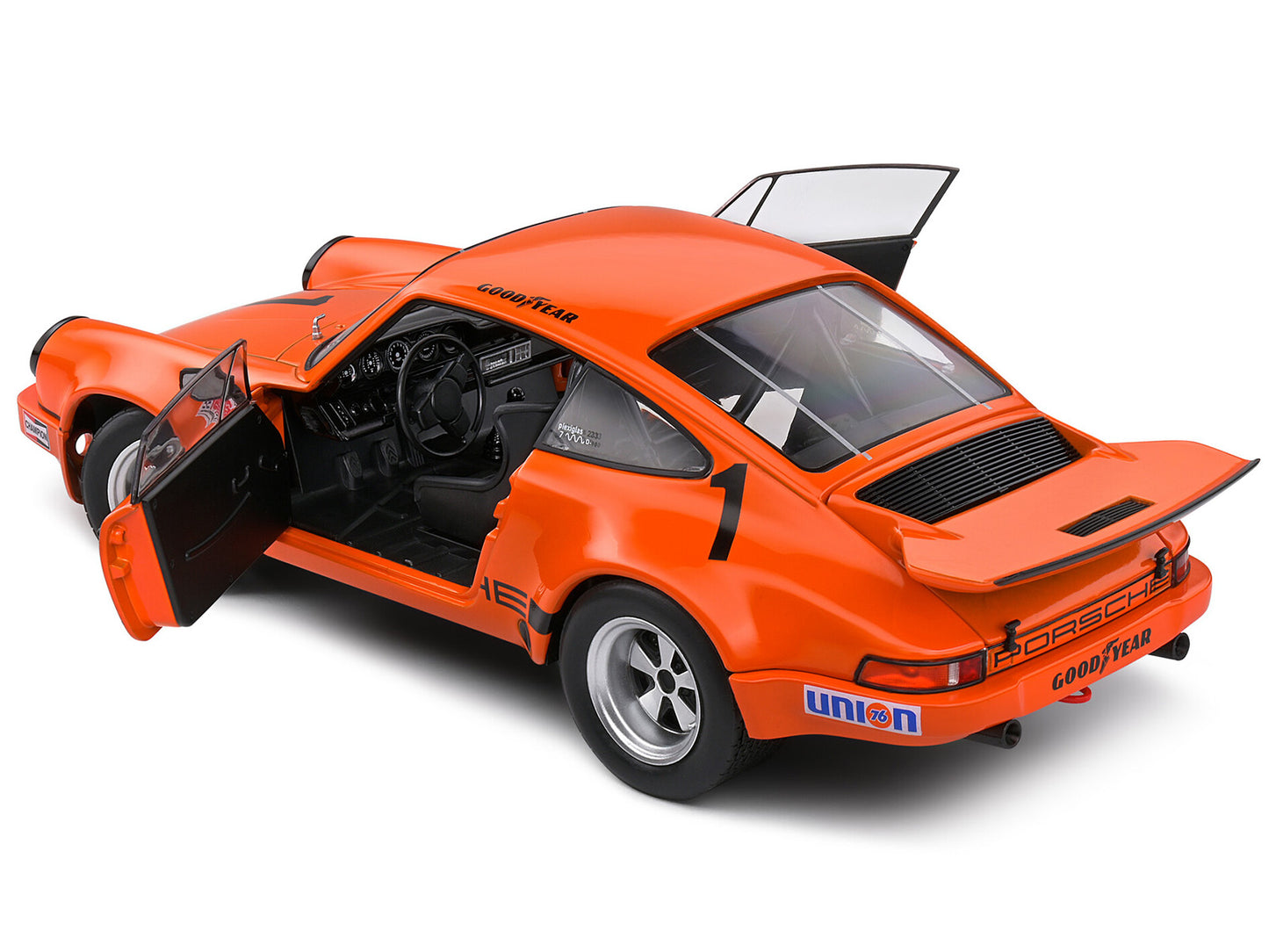 Porsche 911 RS 3.0 #1 Mark Donohue Winner "IROC Daytona" (1974) "Competition" Series 1/18 Diecast Model Car by Solido