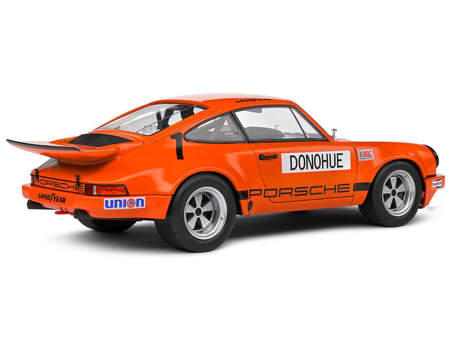 Porsche 911 RS 3.0 #1 Mark Donohue Winner "IROC Daytona" (1974) "Competition" Series 1/18 Diecast Model Car by Solido