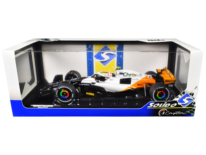 McLaren MCL60 #4 Lando Norris Formula One F1 "Monaco GP" (2023) "Competition" Series 1/18 Diecast Model Car by Solido