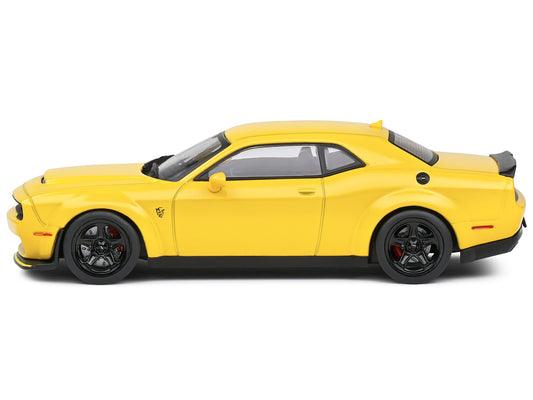 2018 Dodge Challenger SRT Demon Yellow 1/43 Diecast Model Car by Solido