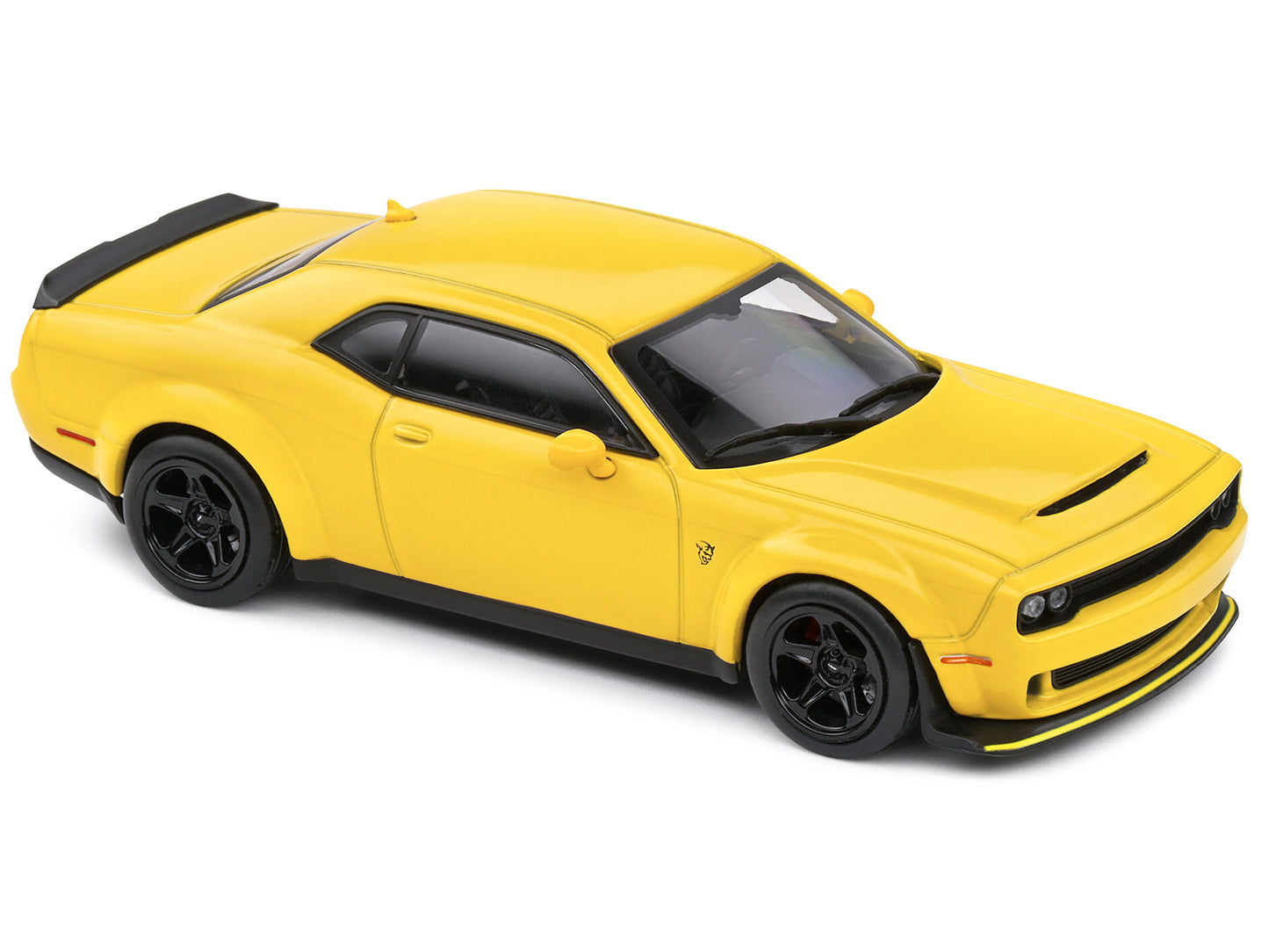 2018 Dodge Challenger SRT Demon Yellow 1/43 Diecast Model Car by Solido