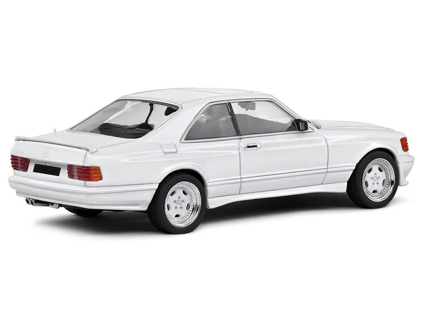 1990 Mercedes-Benz 560 SEC AMG WideBody Classic White 1/43 Diecast Model Car by Solido