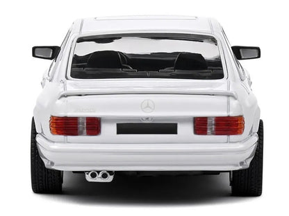 1990 Mercedes-Benz 560 SEC AMG WideBody Classic White 1/43 Diecast Model Car by Solido