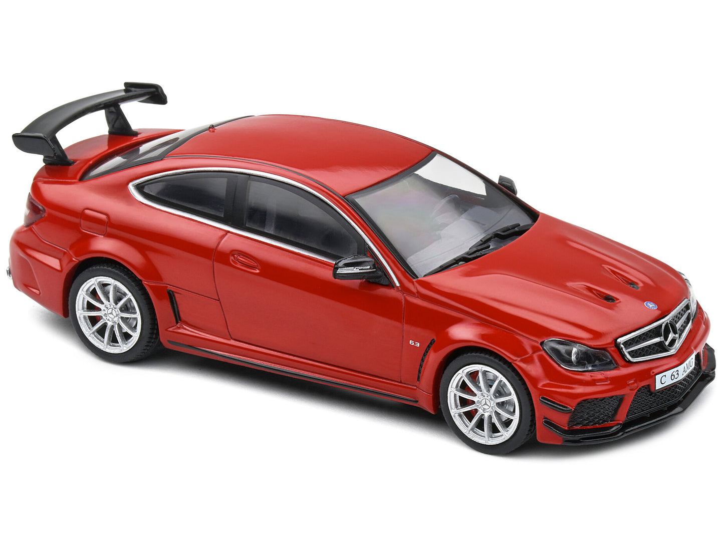 2012 Mercedes-Benz C63 AMG Black Series Fire Opal Red 1/43 Diecast Model Car by Solido