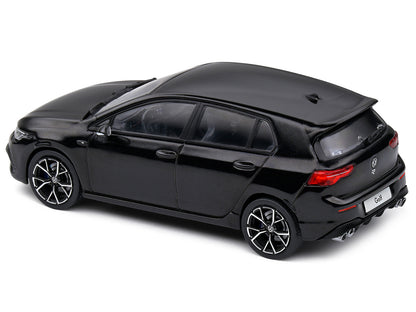 Volkswagen Golf VIII R Deep Black Pearl 1/43 Diecast Model Car by Solido