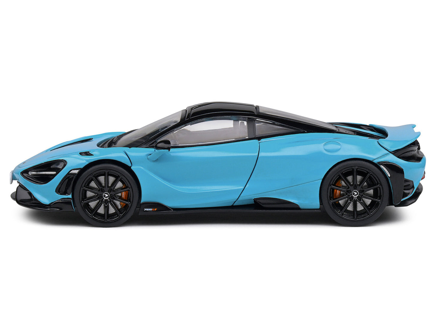 2020 McLaren 765 LT Curacao Blue with Black Top 1/43 Diecast Model Car by Solido