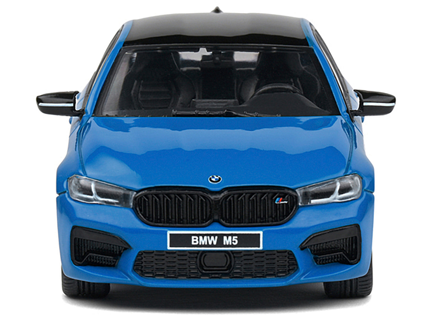 2022 BMW M5 (F90) Competition Voodoo Blue with Black Top 1/43 Diecast Model Car by Solido