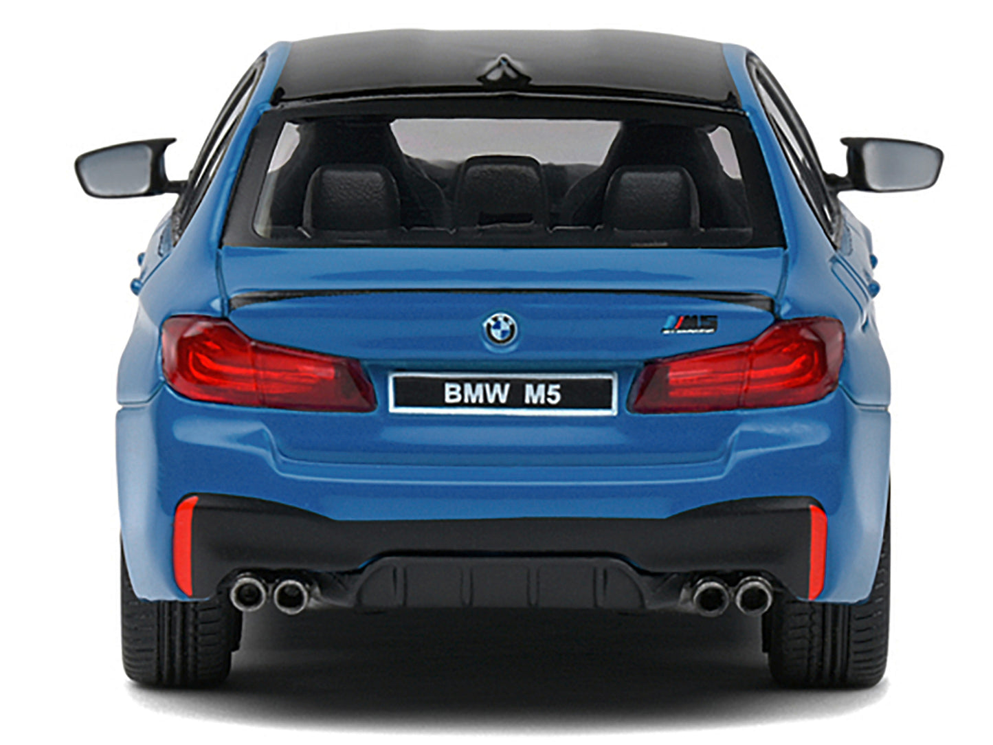 2022 BMW M5 (F90) Competition Voodoo Blue with Black Top 1/43 Diecast Model Car by Solido