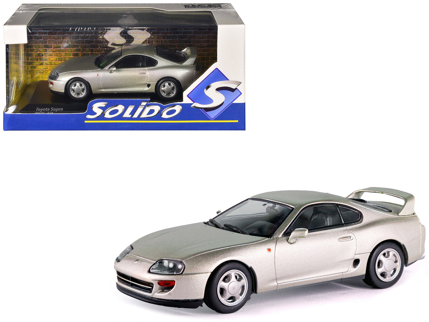 Toyota Supra MKIV Silver Metallic 1/43 Diecast Model Car by Solido