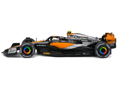 McLaren MCL60 #4 Lando Norris 2nd Place Formula One F1 "British GP" (2023) 1/43 Diecast Model Car by Solido