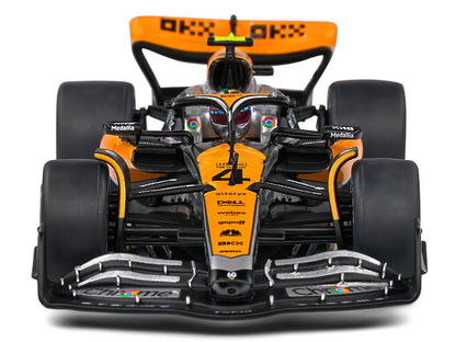 McLaren MCL60 #4 Lando Norris 2nd Place Formula One F1 "British GP" (2023) 1/43 Diecast Model Car by Solido