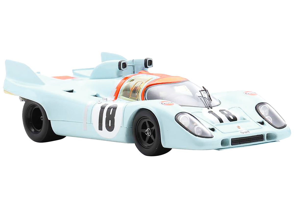 Porsche 917K RHD (Right Hand Drive) Jackie Oliver "Gulf Oil" Le Mans Test Car (1971) 1/43 Model Car by Spark