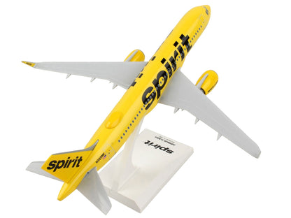 Airbus A320neo Commercial Aircraft with Wi-Fi Dome "Spirit Airlines" (N320NK) Yellow (Snap-Fit) 1/150 Plastic Model by Skymarks