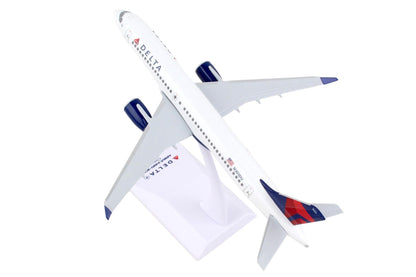 Airbus A220-300 Commercial Aircraft "Delta Air Lines" (N301DU) White with Red and Blue Tail (Snap-Fit) 1/200 Plastic Model by Skymarks